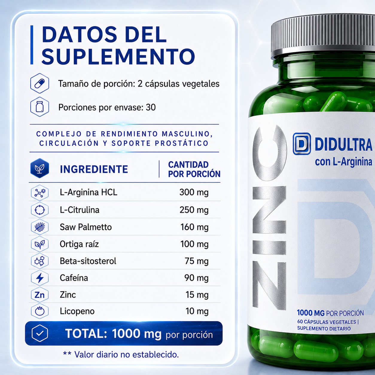 DIDULTRA MEN COMPLEX | NAD + ZINC |