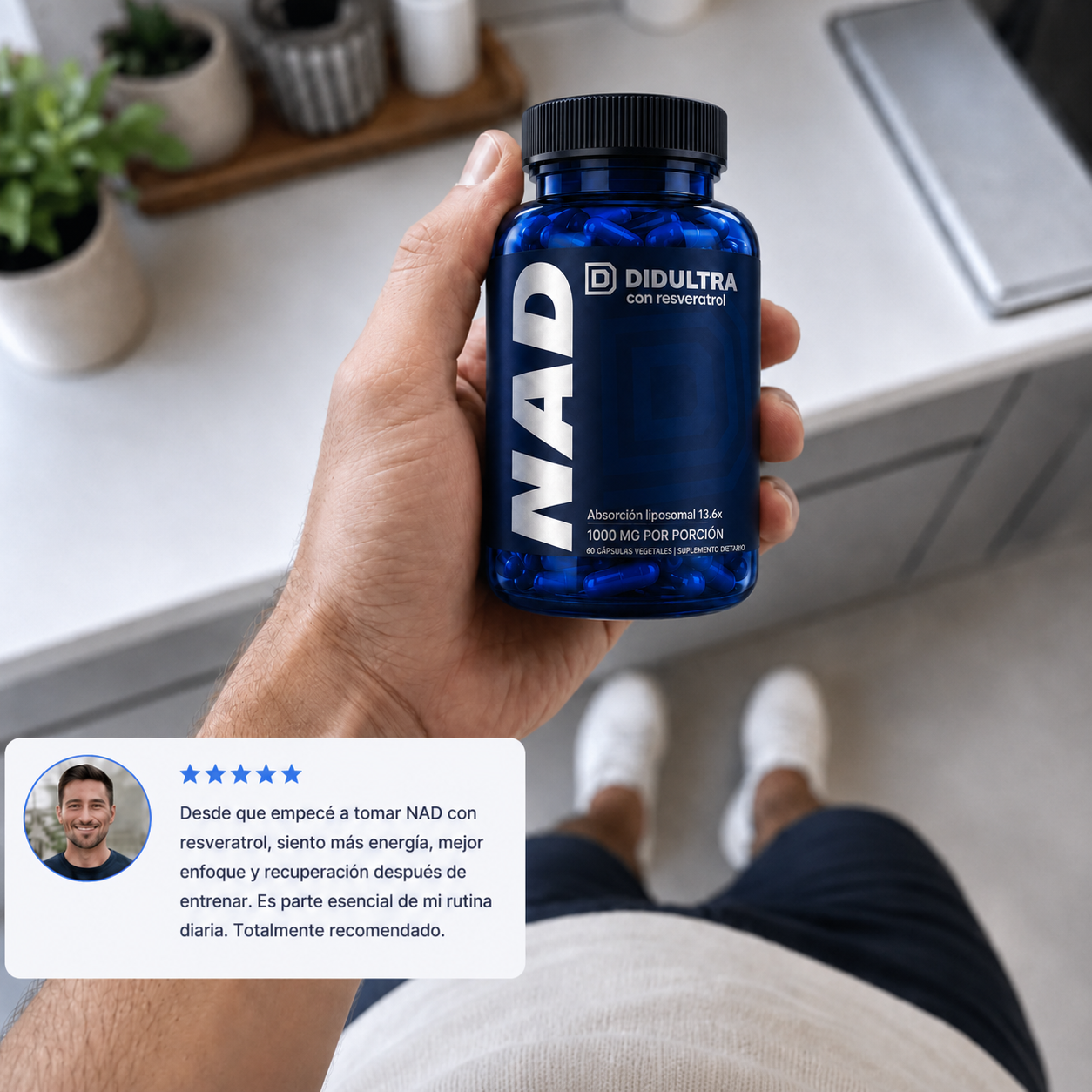 NAD + Liposomal con Resveratrol